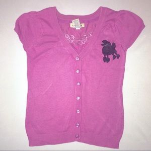 Cherokee Girls Size 6/6x Sleeveless Poodle Sweater